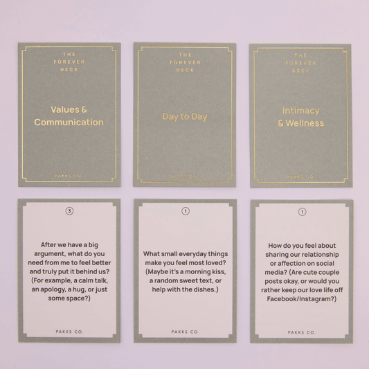 Forever Deck Conversation Cards