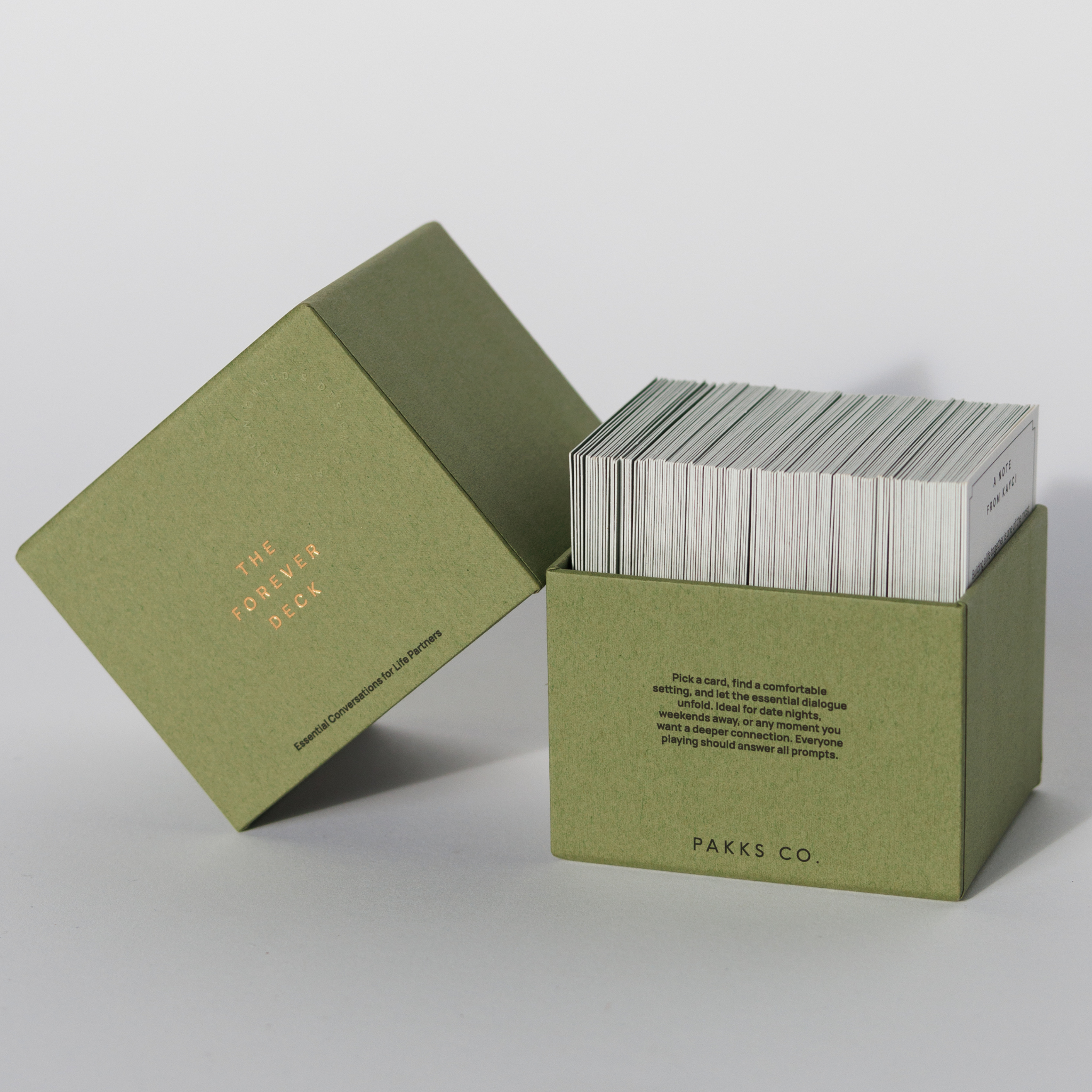 Forever Deck Conversation Cards